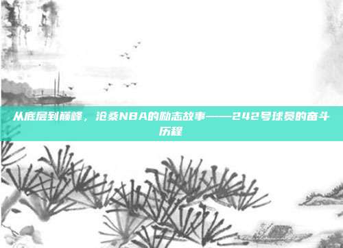 从底层到巅峰，沧桑NBA的励志故事——242号球员的奋斗历程