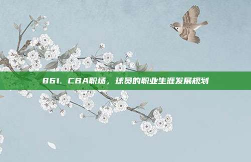 861. CBA职场，球员的职业生涯发展规划